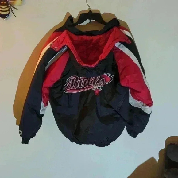 Vintage Logo 7 Chicago Bulls Youth large winter jacket - Picture 7 of 10